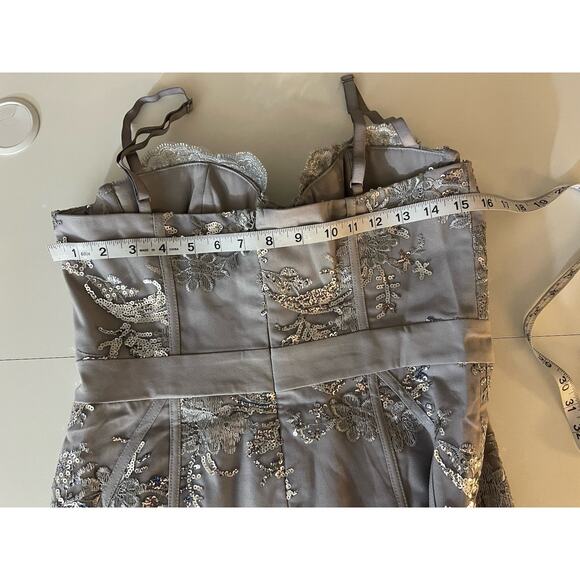 Medium NBD Floral Lace Mini Dress - Picture 12 of 13